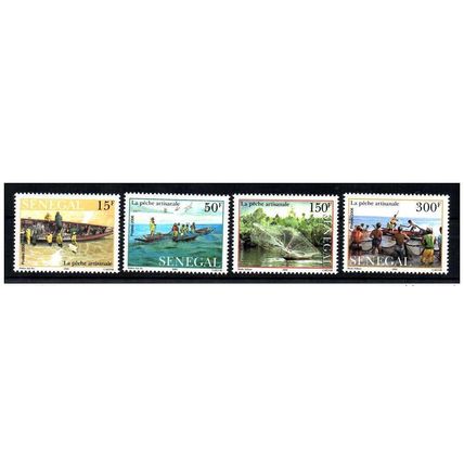 Sénégal 2006 Pêche Artisanale Fishing Boat Bateau Boot Fish Poisson Fisch RARE