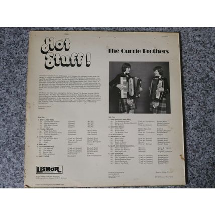 The Currie Brothers – Hot Stuff! (LILP5077) 1977 (LP)