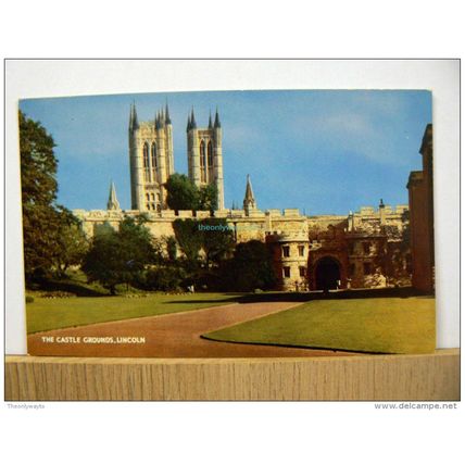 Castle Grounds, Lincoln, England, 1969, Postcard