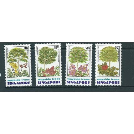 singapore malaya malaysia stamps mnh set sg268 sg 268 wayside trees