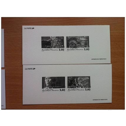FRANCE 1995 - GRAVURES POSTE 2919 à 2922 1er SIECLE DU CINEMA ISSUS DU BLOC