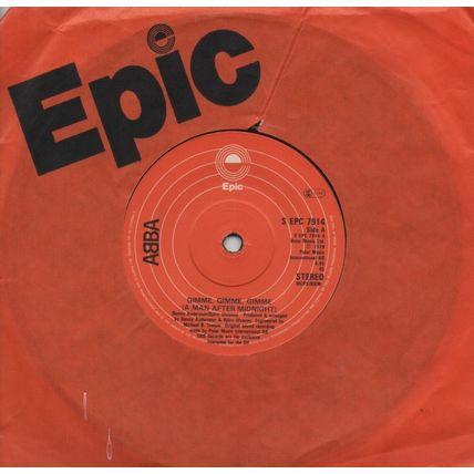 ABBA - Gimme gimme gimme (A man after midnight) 1979 7" vinyl single SEPC7914