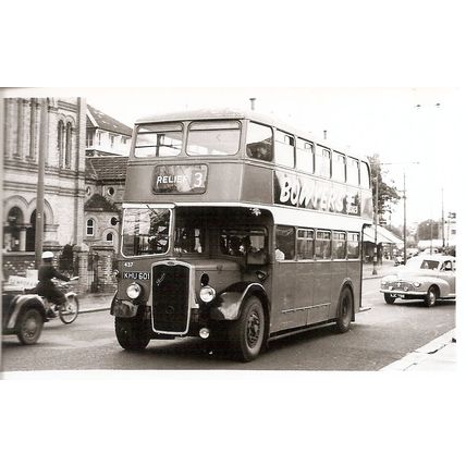 Black & White Photograph of Thames Valley Traction Co. Ltd. - KHU 601 ex Bristol