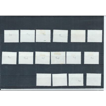 Australia stamps. 16 of the 1984 etc Marine Life series used. (K742)
