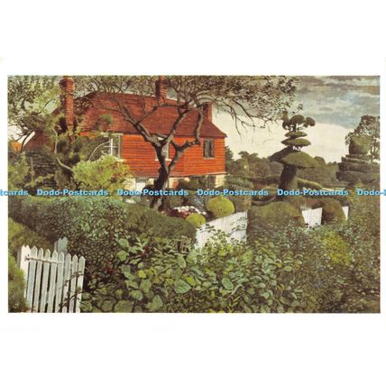 D022553 Fitzwilliam Museum. Cambridge. Cottages at Burghclere. Stanley Spencer.