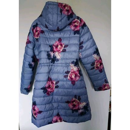 Joules padded quilted Winter Coat Size 14 blue