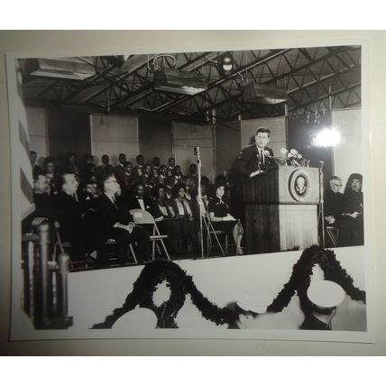 1962 President Kennedy Original Photo : The Ellipse: Pageant of Peace Ceremonies