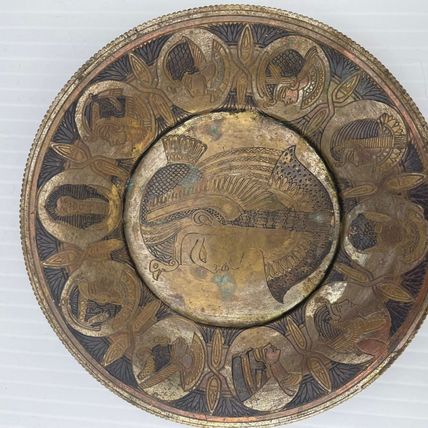 Vintage 5.5” Collector/Decorative Egyptian Plate with Stand