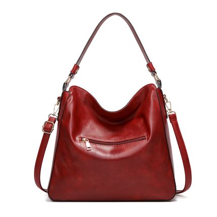 Women Handbags Purse Ladies Boho Shoulder Bag Crossbody Purses Faux Leather Red
