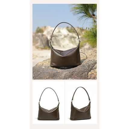 Genuine Leather Women Western Shoulder Handbag Brown