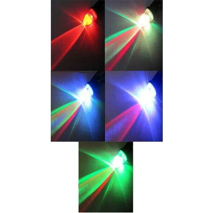2 x LED Xenon T10 12V MULTI COLOR LIGHT BULB AUTOMATIC COLOUR CHANGING