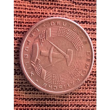 Münze Münzen Umlaufmünze Deutschland DDR 50 Pfennig 1958