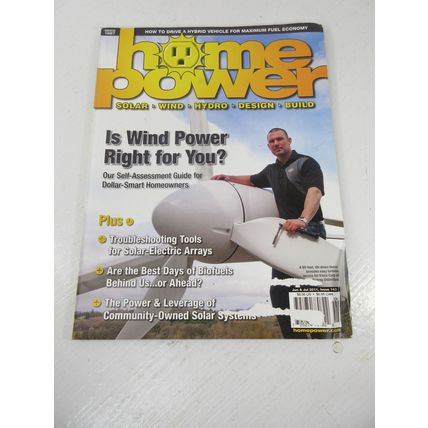 LOT 4 Home Power Magazine Solar Wind Hydro DIY Design Build Alternative Energy