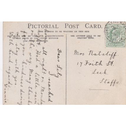 ED52 NELSON- 5 VARIOUS POSTCARDS. 1 POSTALLY USED