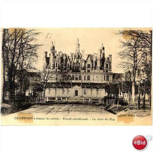 1925 Chambord, Facade Meridionale - La route du Roy - France