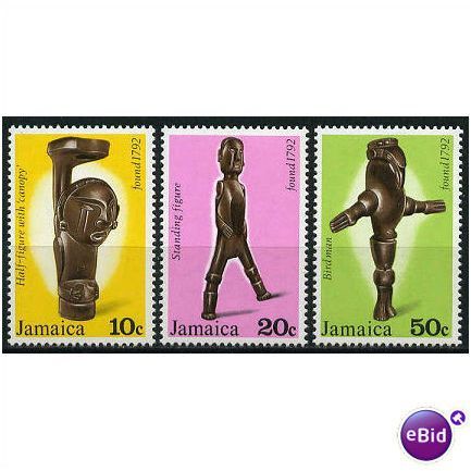 Jamaica 1978 Arawak Artefacts Hinged Mounted Mint MM SG 448-450 Sc 439-441