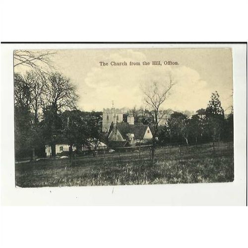 Suffolk OFFTON Church Postcard by Christchurch