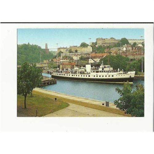 S.30 Waverley Excursions MV BALMORAL Cumberland Basin Postcard