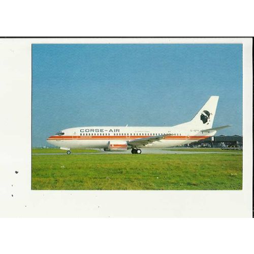 Aviation CORSE AIR BOEING 737-300 Postcard by Editions P.I. (498)