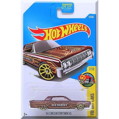 Hot Wheels - '64 Lincoln Continental: HW Art Cars #2/10 - #15/365 (2017) *Brown*