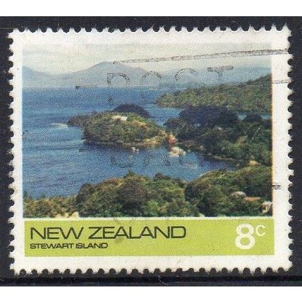 New Zealand 1974 Offshore Islands - Stewart Island 8c Used