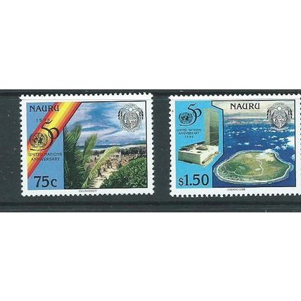 nauru stamps hm sg444 united nations sg 444 mnh