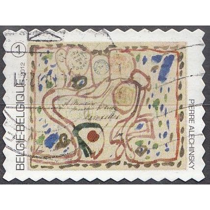 Belgique 2012 COB 4246 O Cote (2016) 1.50 € Pierre Alechinsky Sans espoir