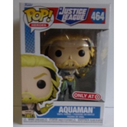 FUNKO / POP ' JUSTICE LEAGUE ' TARGET EXCLUSIVE AQUAMAN figure