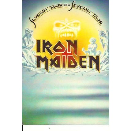 Art IRON MAIDEN Seventh Tour Postcard (Athena 0334314)