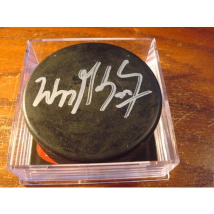 Autographed Hockey Puck, w/COA, WAYNE GRETZKY, HOF, Kings