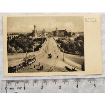vintage postcard Luxembourg - Pont Adolphe