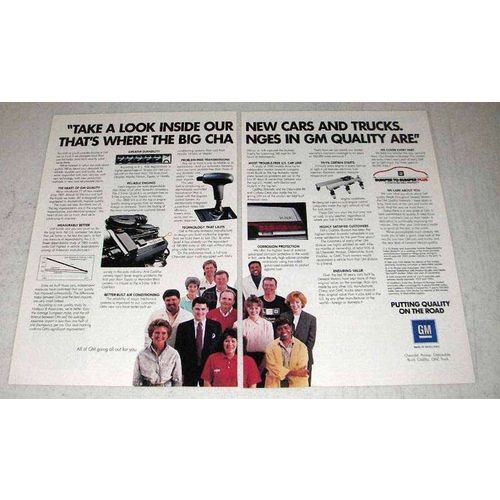 1990 General Motors Ad - Big Changes in Quality