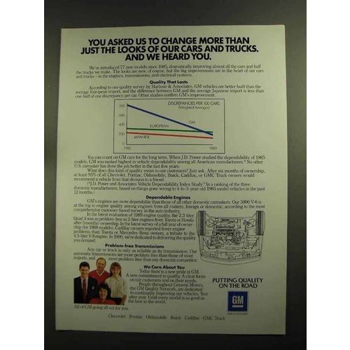 1990 General Motors Ad - Change More Than Looks