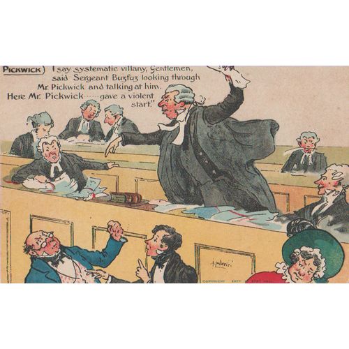 GB circa 1905 Pickwick Cartoon by Davidson Bros no 6120 see others