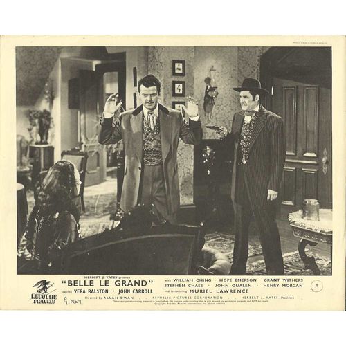 BELLE LE GRAND John Carroll, Vera Ralston F-O-H Stills (3)