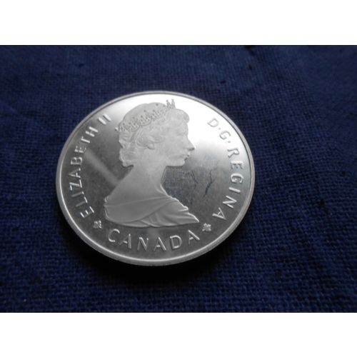 1885 - 1985 CANADA .500 Silver 1 DOLLAR COIN, ( Moose )