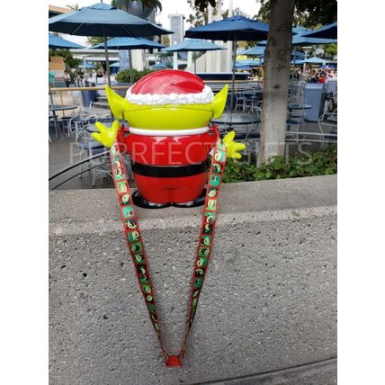 DISNEY TOY STORY LGM ALIEN SHAPED CHRISTMAS BUCKET~PURSE~CONTAINER W/ STRAP~NEW