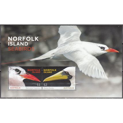 Norfolk Island 2016 Bloc Feuillet Oiseaux de mer Neuf **