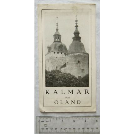 1927 leaflet Kalmar och Öland, Sweden
