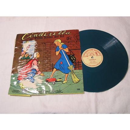 Gerry Beitzel/Sally Sweetland Green Vinyl 78 and Picture Sleeve-CINDERELLA/WYNE