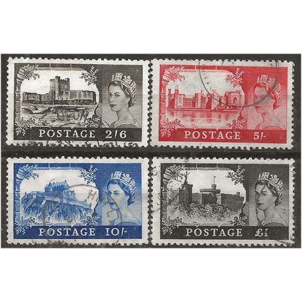1955 Waterlow Castle Set SG536-539 Fine/Very Fine Used ..