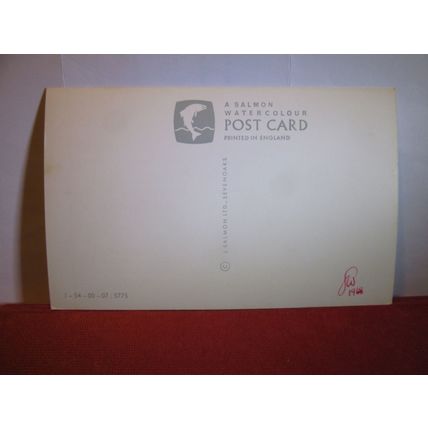 DARZET POEM, Dorset. unused postcard postmark by J Salmon dated 1968 =