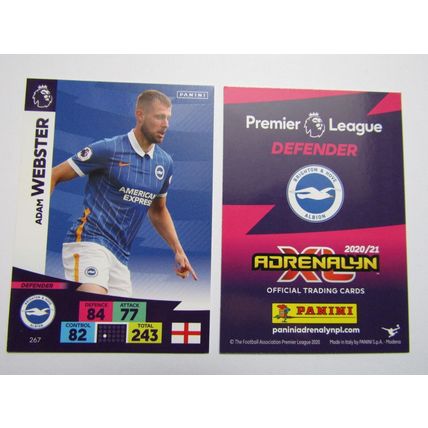 Panini Adrenalyn XL Premier League 2020/21 Numbers 172-369 Cards Choice (ef10)