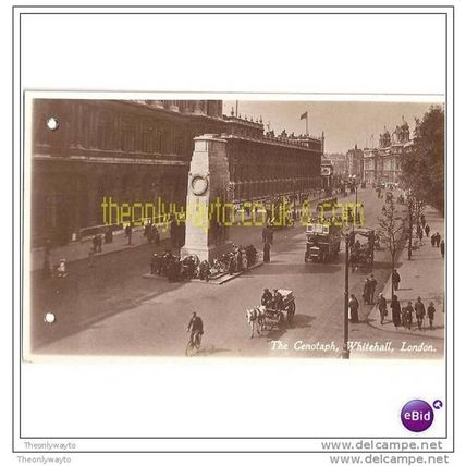 CENOTAPH, WHITEHALL, LONDON, c1910s, Postcard