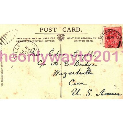 Westminster Abbey, London, 1906, Postcard