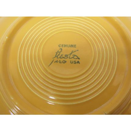 Rare Vintage Fiestaware Fiesta Yellow 9 1/2" Lunch Plate Diner