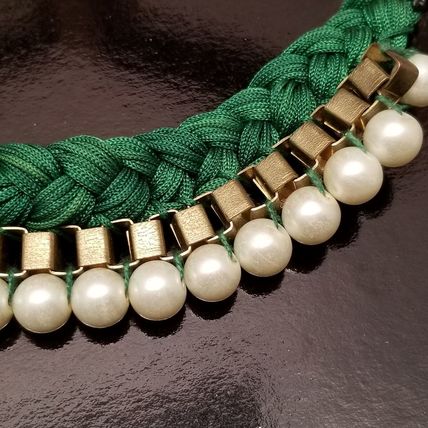 Green Braided Necklace