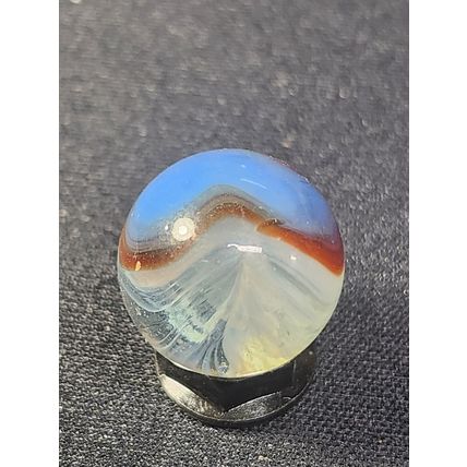 Vintage Vitro Agate "Bullseye" Marble .69 Inch Size Mint Condition R1