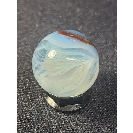 Vintage Vitro Agate "Bullseye" Marble .69 Inch Size Mint Condition R1