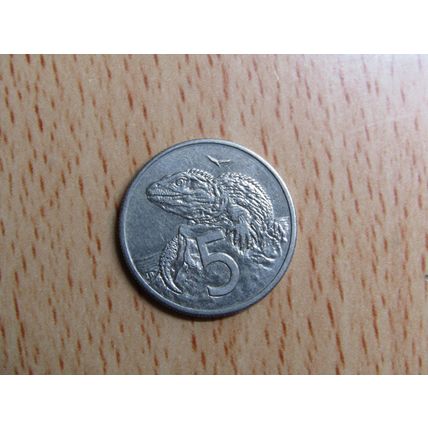 New Zealand 1987 5 Cents Coin